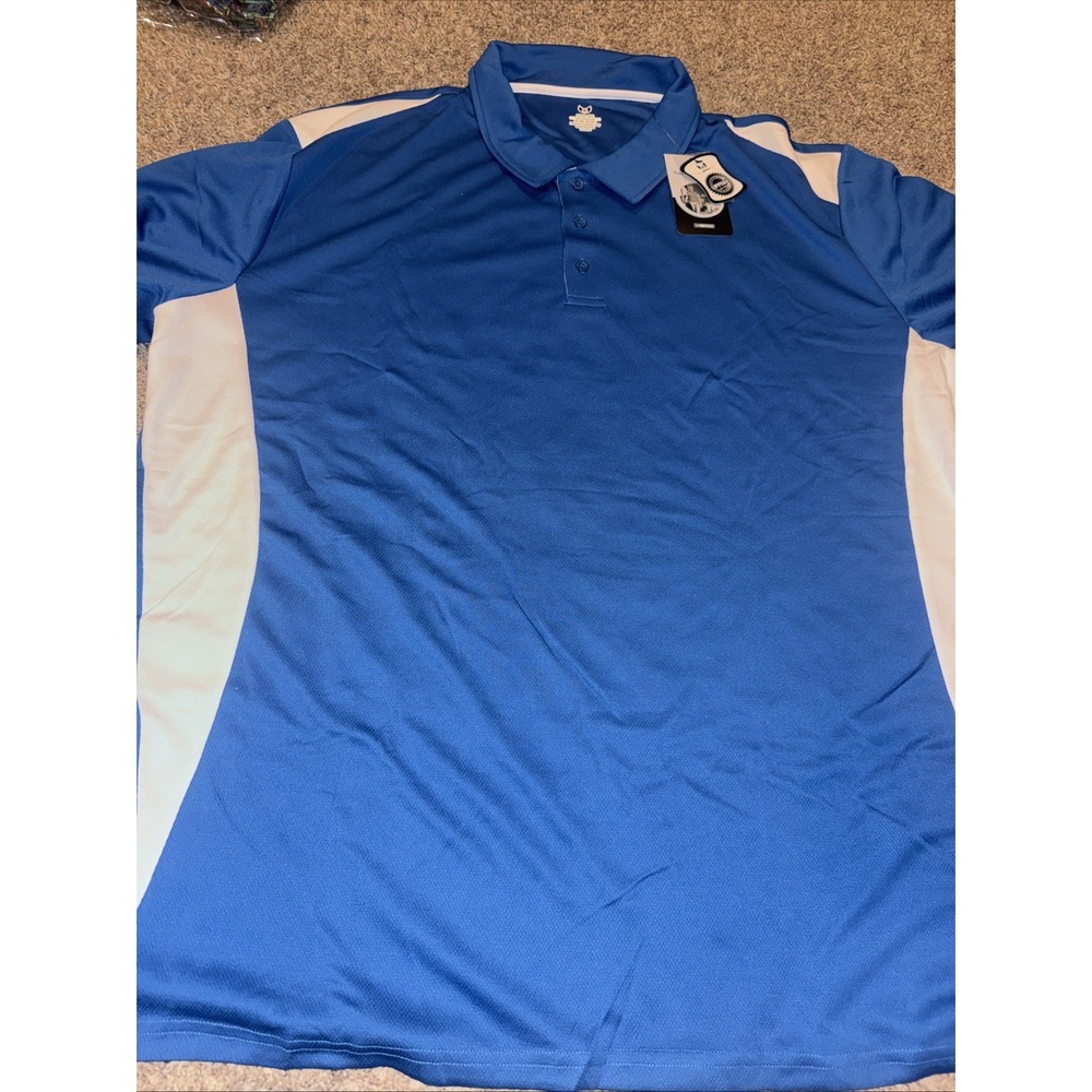 T. Chilyn Men's‎ Cool Dri Golf Shirt Size 4xl Blue